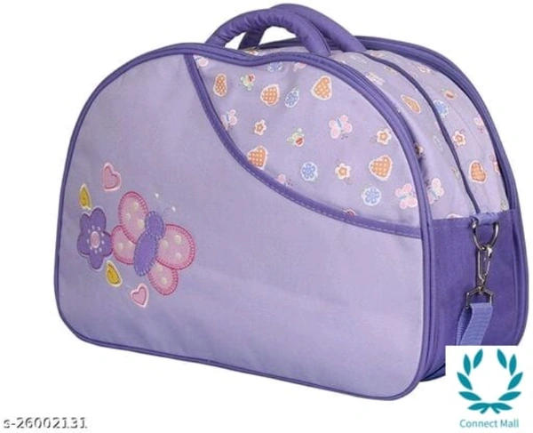 Waterproof Baby Diaper Bag Multipurpose, - M, purple, Pack of:1